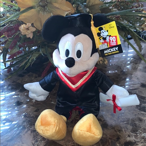 mickey mouse graduation plush 2019